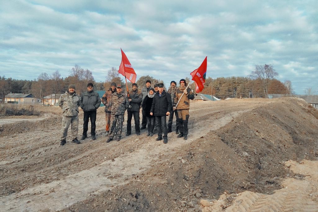 Детская горка готова